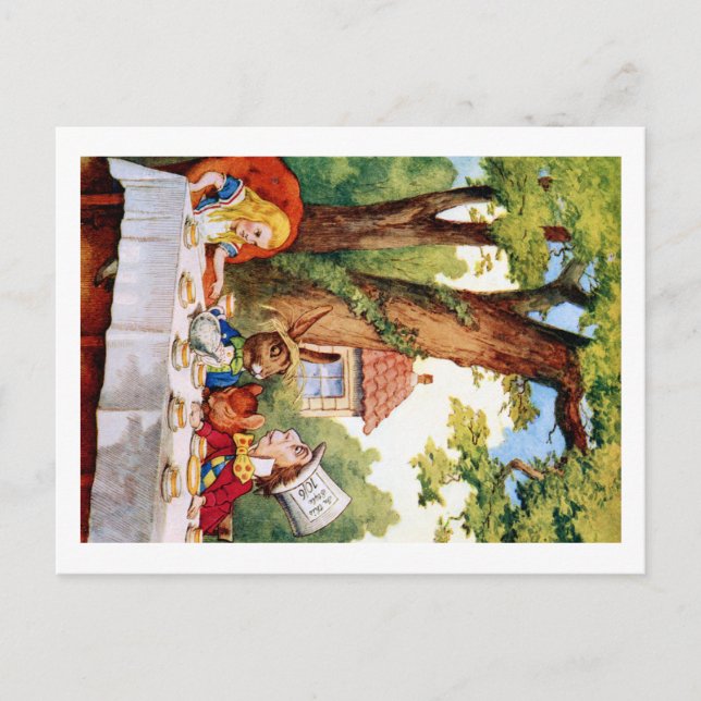 MAD HATTERS TEA PARTY VYKORT (Framsida)