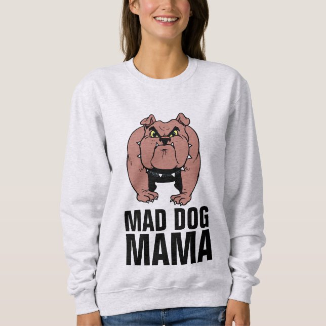 MAD HUND BULLDOG MAMMA DAM T-SHIRTS (Framsida)