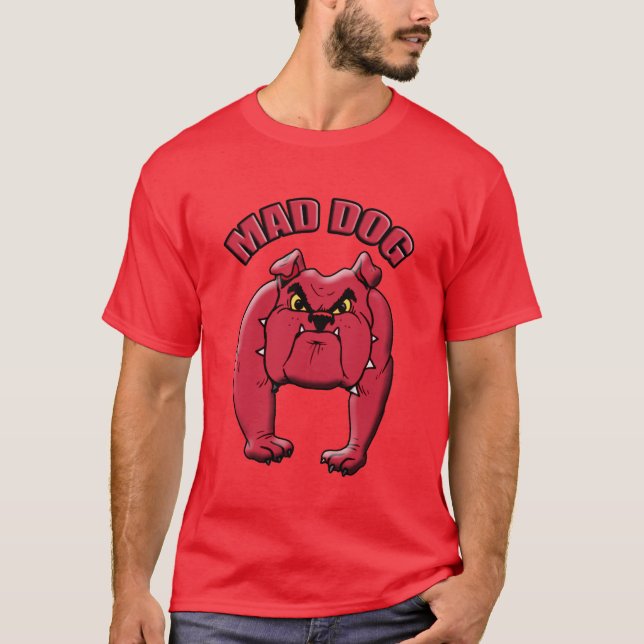 Mad Hund Manar Red T T-shirt (Framsida)