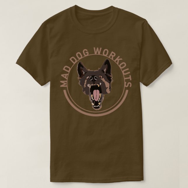 Mad Hund Workouts T Shirt (Design framsida)