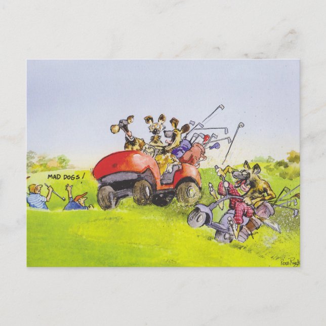 Mad Hundar Vykort (Framsida)