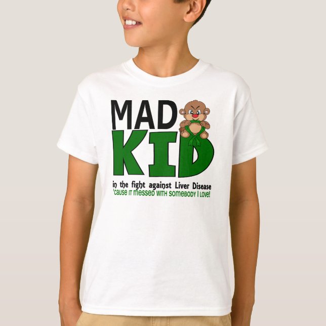 Mad Kid Liver Disease Tee Shirt (Framsida)