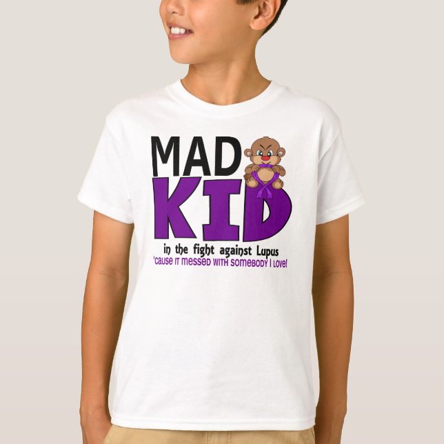 Mad Kid Lupus T Shirt (Framsida)