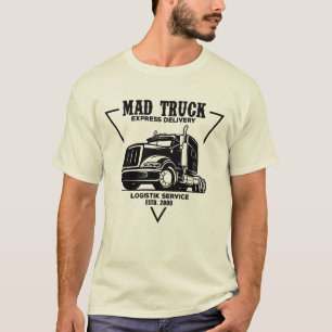 Mad Lastbil Logistist Service Manar T-Shirt