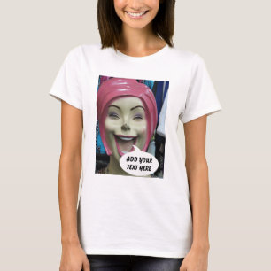 Mad Laughing Mannequin ~ Uncanny Valley Girl Tee