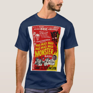 Mad Mad Mad Monster Bash Anpassningsbar Spook Show T Shirt