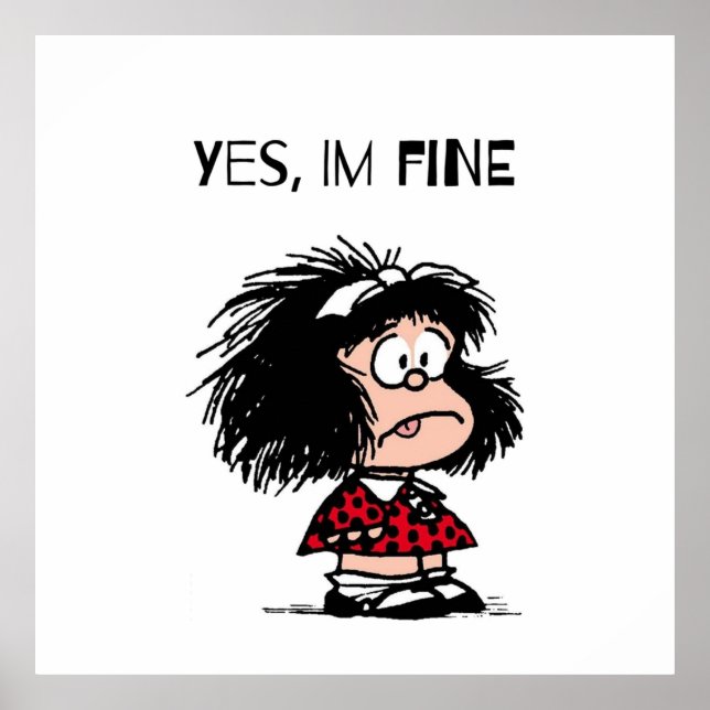 Mad Mafalda Poster (Framsidan)