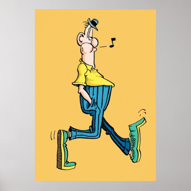 Mad Magazine Don Martin Shirt Sticker Mask Poster (Framsidan)