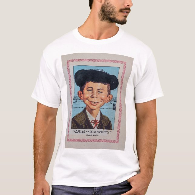 MAD Magazine promotional art T Shirt (Framsida)