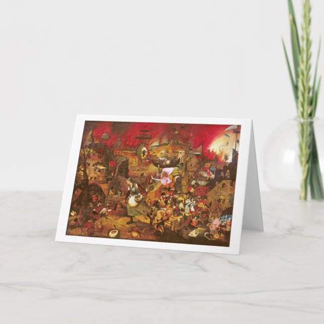 Mad Meg (Dull Gret), Pieter Bruegel Kort (Framsida)