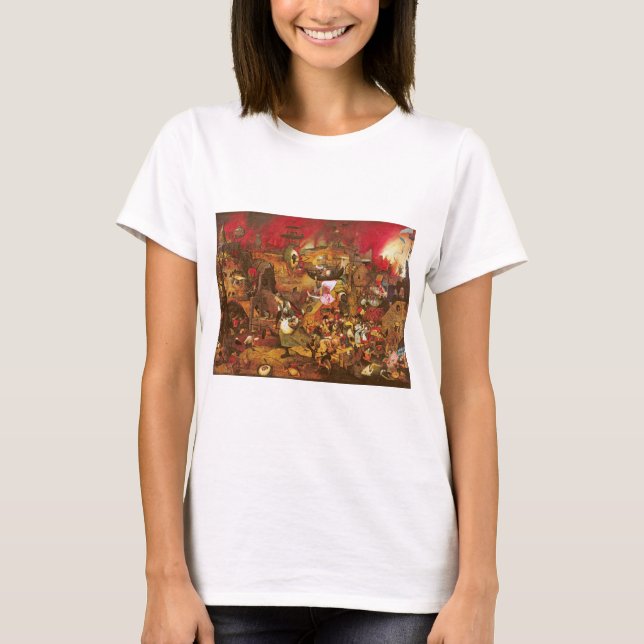 Mad Meg (Dull Gret), Pieter Bruegel T Shirt (Framsida)