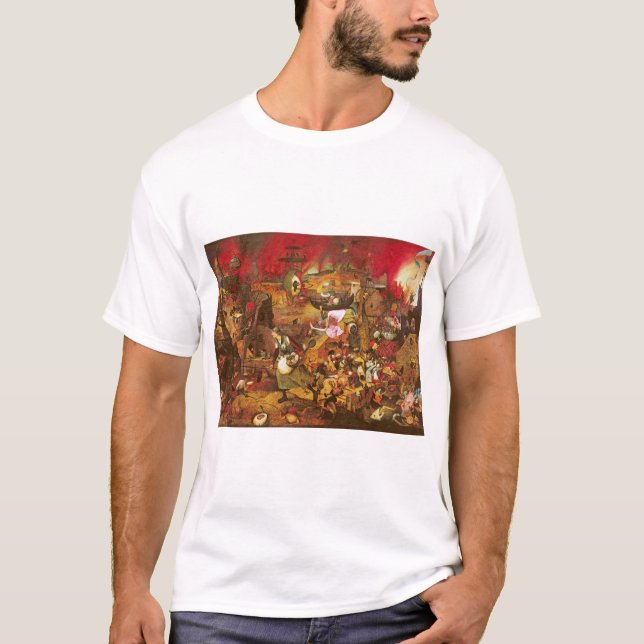 Mad Meg (Dull Gret), Pieter Bruegel T Shirt (Framsida)