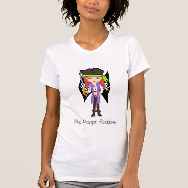 Mad Morgan Rackham Pirat Fe T-shirt (Framsida)