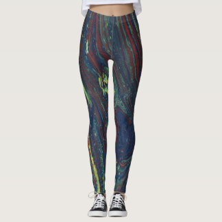 Mad Passion 1 Vild Rand Abstrakt Leggings