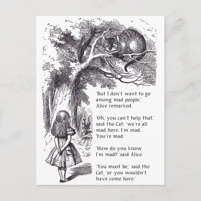 Mad People Vykort (Framsida)