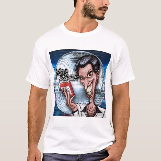 MAD Poker 70's Pazzo T Shirt (Framsida)