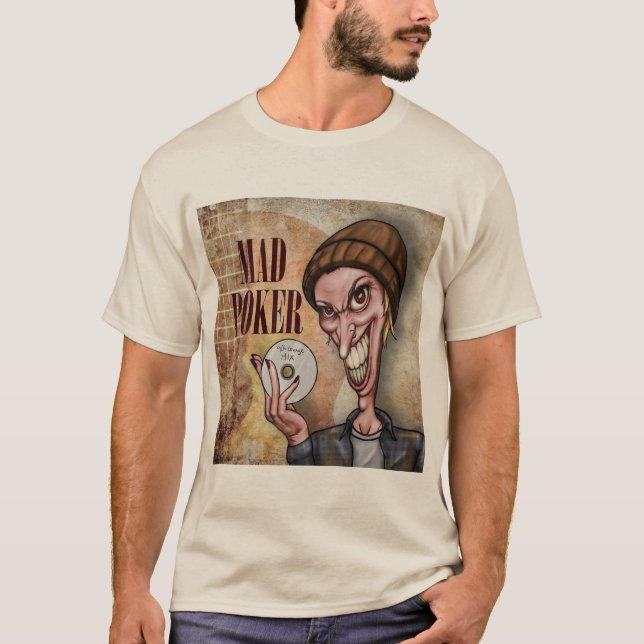 MAD Poker 90:s Grunge Pazzo Manar-Shirt T Shirt (Framsida)
