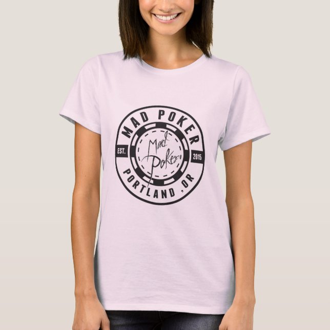 MAD Poker Bullet Logo Damtröja T Shirt (Framsida)