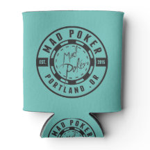 MAD Poker Bullet Logotyp Koozie