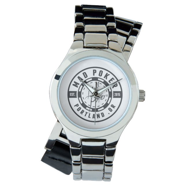 MAD Poker Bullet Logotyp Watch Armbandsur (Framsida)