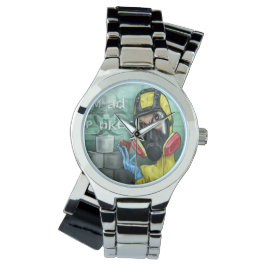 MAD Poker Covid Pazzo Logotyp Watch Armbandsur