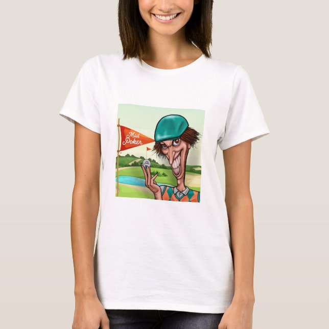 MAD Poker Golf Pazzo Women's T-Shirt (Framsida)