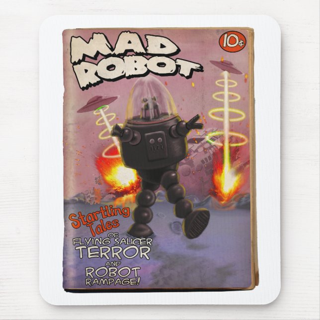 Mad Robot Pulp Cover Mousepad Musmatta (Framsidan)