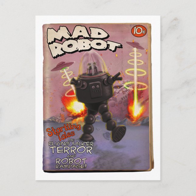 Mad Robot Pulp Cover-vykort Vykort (Framsida)