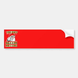 Mad Santa Bumper Sticker Bildekal