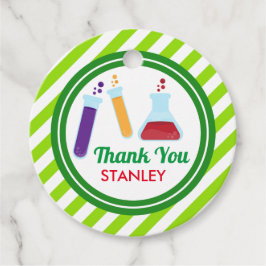 Mad Science Birthday Baby Shower Gåvor Etiketter