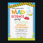 Mad Science Birthday bjudande/Mad Scientist Inbjudningar<br><div class="desc">Mad Science Birthday bjudande/Mad Scientist</div>