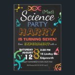 Mad Science Lab Chalkboard Party Birthday Anpassni Inbjudningar<br><div class="desc">Anpassningsbarna "Mad Science Lab Chalkboard Party Birthday",  det är perfekt för använda för födelsedagsfest pojkar och flickor. Du kan enkelt anpassa informationen genom att klicka på "Personlig".</div>