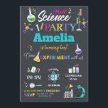 Mad Science Party Birthday Investigation Girl Inbjudningar<br><div class="desc">Anpassa den här inbjudan till vetenskapspartiet i fantastisk med ditt barns namn,  ålder och party-information enkelt och snabbt. Tryck bara på anpassningsknappen om du vill ordna om och formatera om stil och placera texten.    Vissa av bilder kan flyttat runt om för att passa dina party-uppgifter.

 c) Lycklig Cat Studio</div>