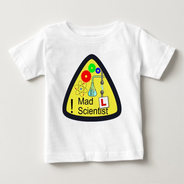 Mad Scientist Learning T-shirt (Framsida)