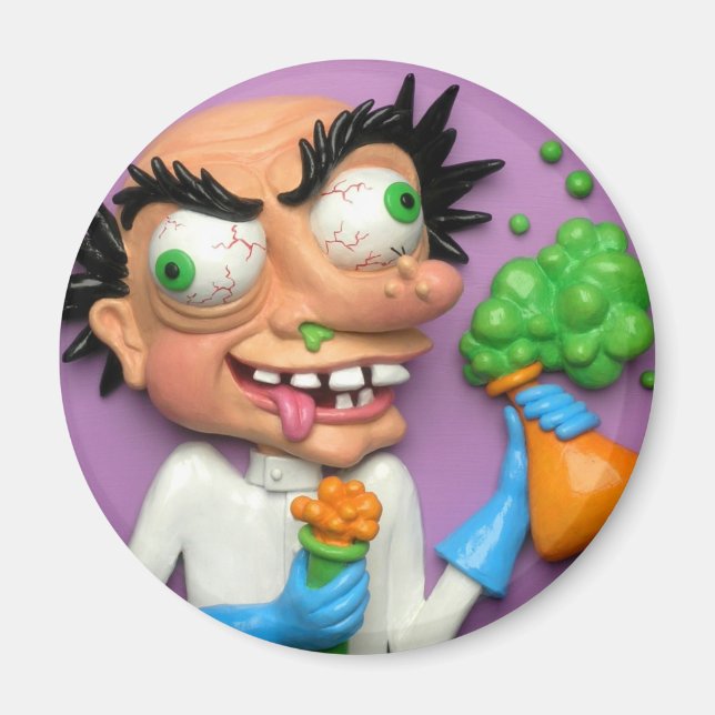 Mad Scientist Party Magnet (Framsidan)