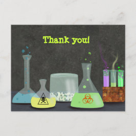 Mad Scientist Tack vykort
