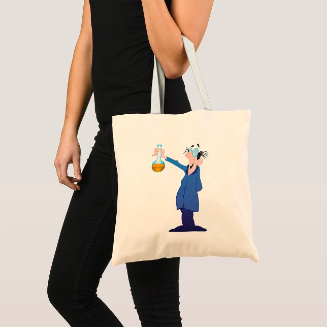 Mad Scientist Tote Bag Tygkasse (Skapare uppladdad)