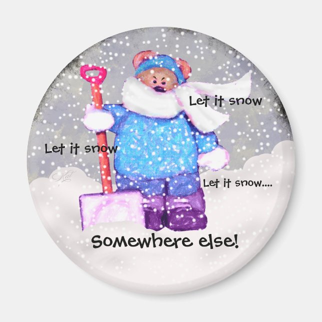 Mad Snö Bear. Magnet (Framsidan)