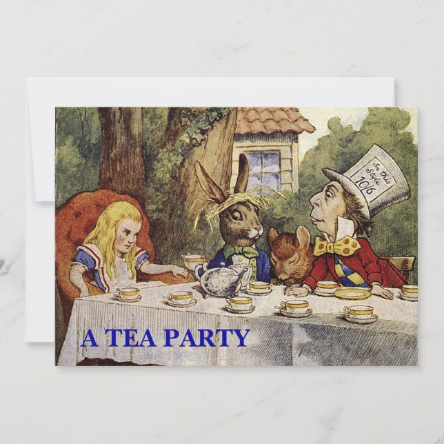 Mad Tea Party INBJUDAN (Framsida)