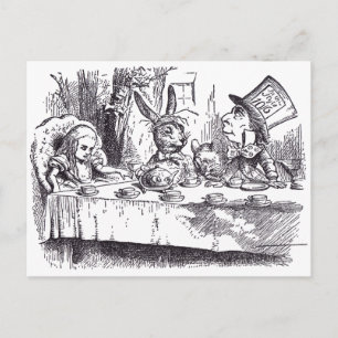 Mad Tea Party Vykort