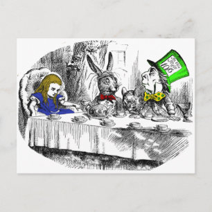 Mad Tea Party Vykort