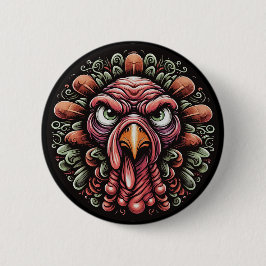 "Mad Turkey" Attitude Button Knapp