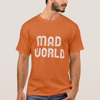 Mad World Music Älskare Retro Music T Shirt