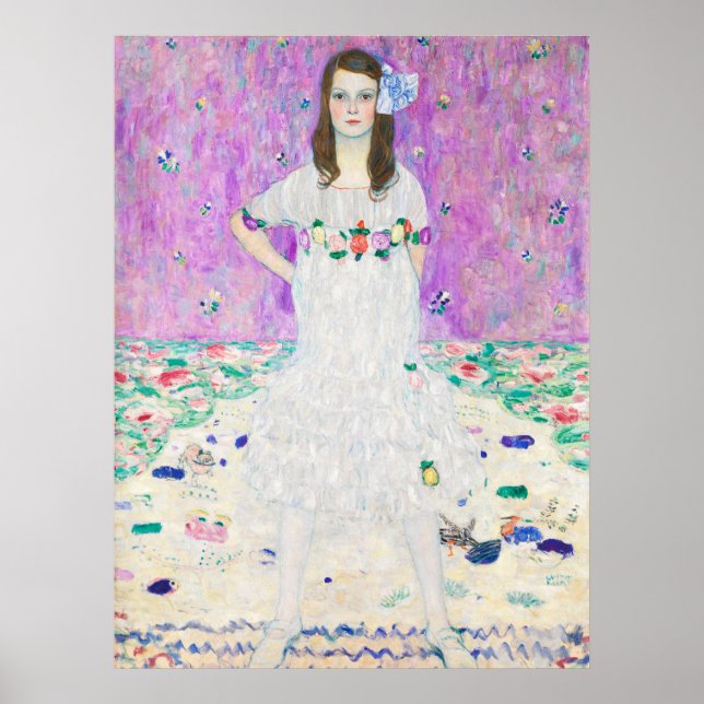 Mäda Gertrude Primavesi Klimt Poster (Framsidan)