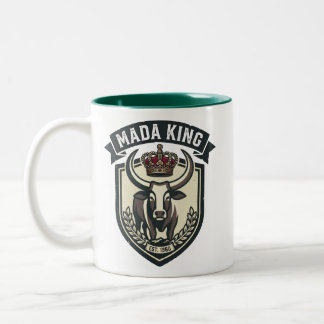 MADA KING | Malagasy Zebu Madagascar Två-Tonad Mugg