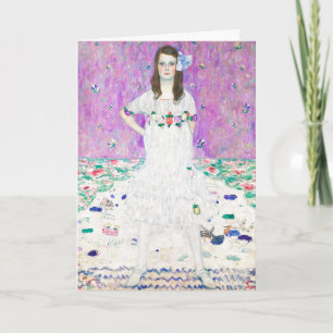 Mada Primavesi av Gustav Klimt Painting Artwork Kort