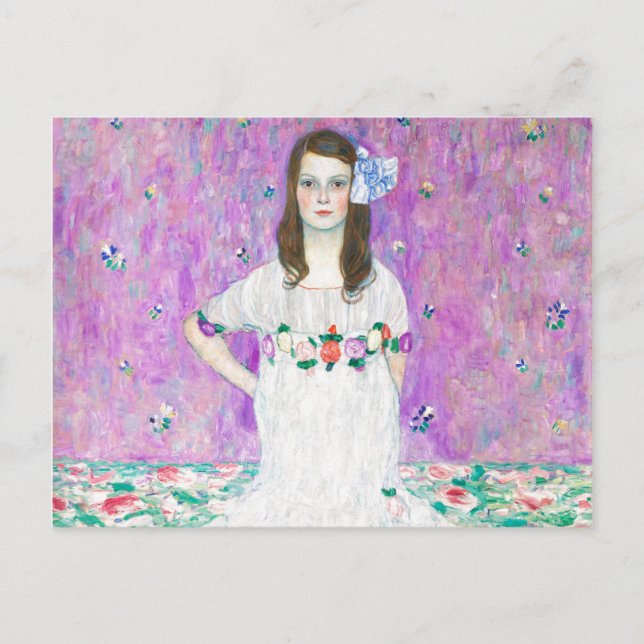 Mada Primavesi av Gustav Klimt Painting Artwork Vykort (Framsida)