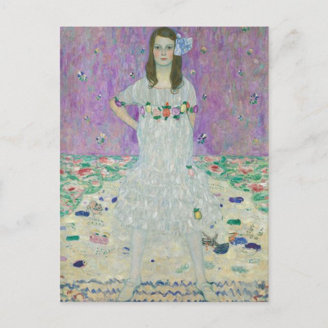 Mäda Primavesi av Gustav Klimt Vykort (Framsida)
