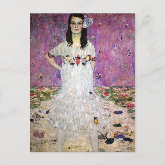 Mada Primavesi av Gustav Klimt Vykort (Framsida)