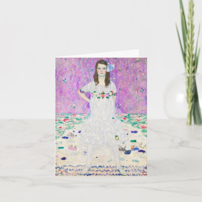 Mäda Primavesi Gustav Klimt Kort (Framsida)